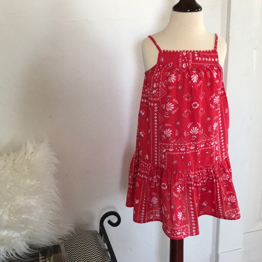 ❌SOLD ❌Red and white bandana dress